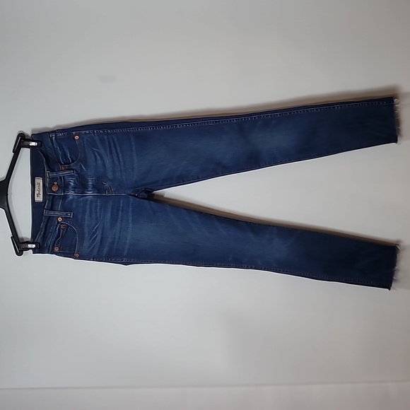 Madewell 9" High-rise Skinny Jeans with Frayed Hem - Picture 2 of 12